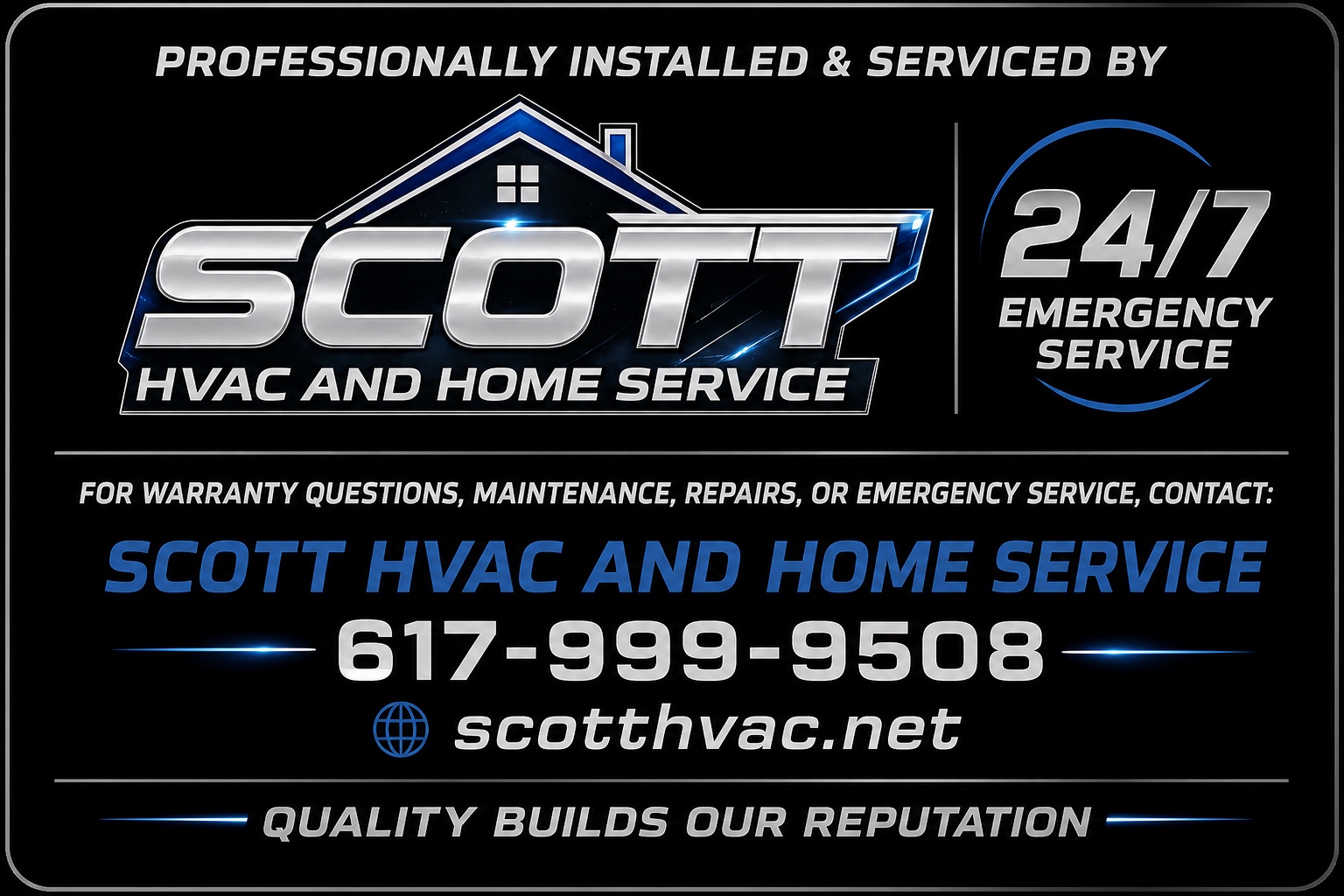 Scott HVAC and Home Service branding